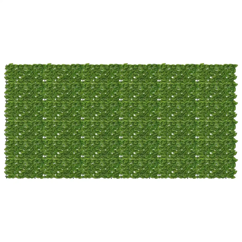 Schermo per balcone con foglie-Pannello per balcone Verde e Giallo 300 x 150 cm 460632