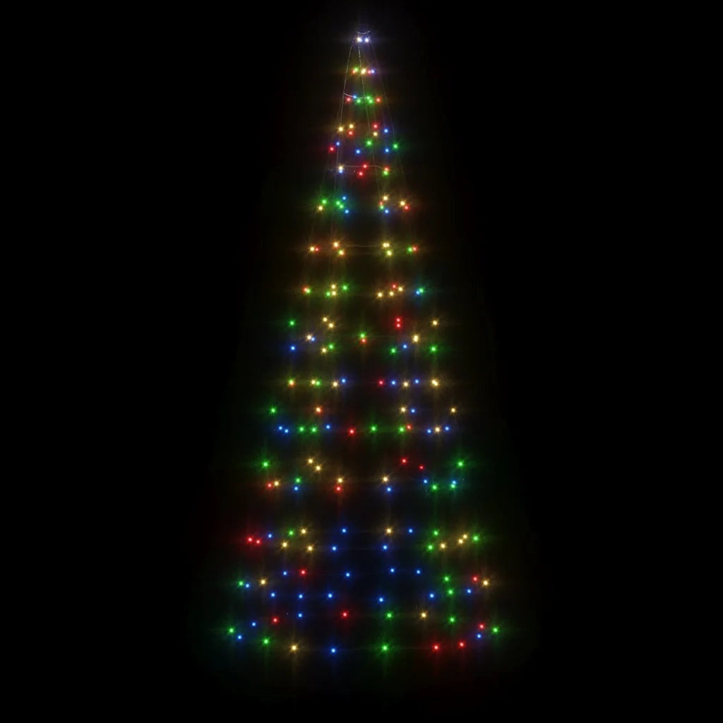 Albero di Natale a LED 200 LED Colorato 180 cm 358110