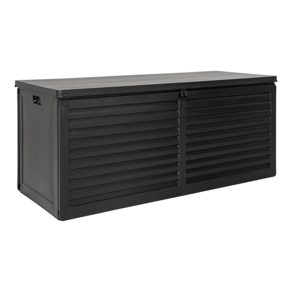 Box Porta-Cuscini Dubrovnik in Plastica Nera — 146,5×61×64,5 cm 490L