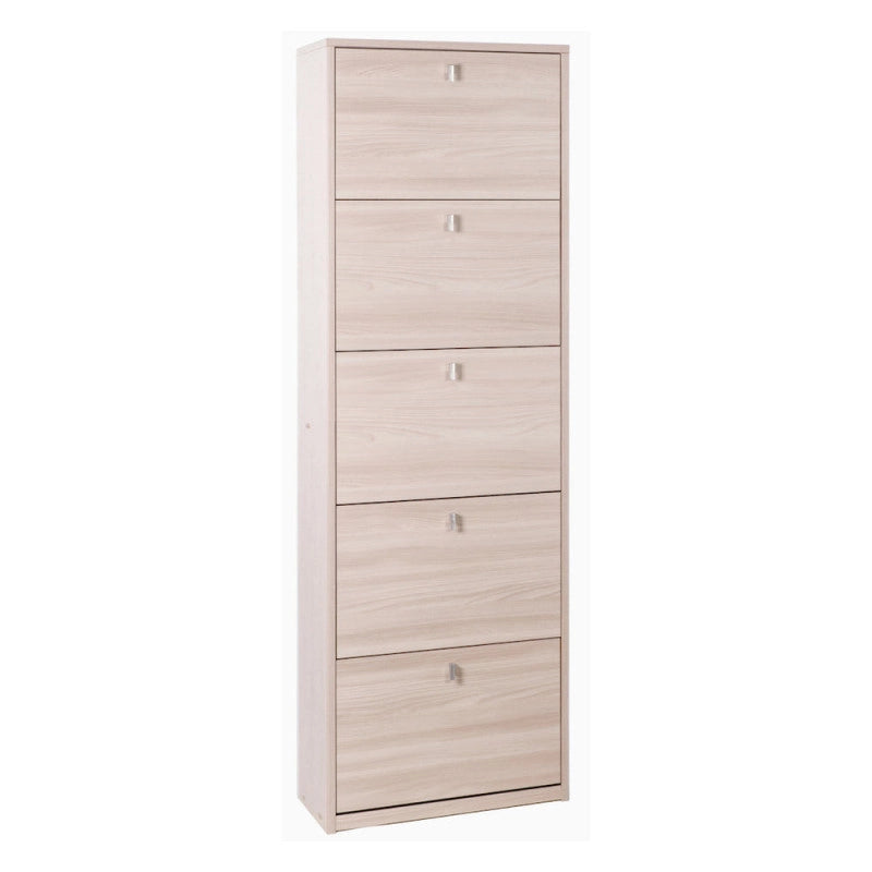 Scarpiera 5 Ante P29 Kit Olmo Chiaro cm 63x29x190h - Sarmog