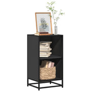 Libreria Nera 40x35x76 cm in Legno Multistrato 849094