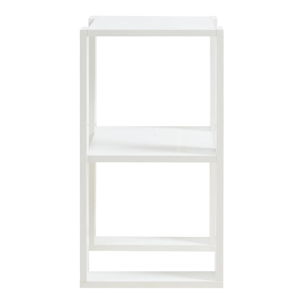 Tavolino quadrato con superficie d'appoggio 55 x 30 x 30 cm bianco 03_0010900
