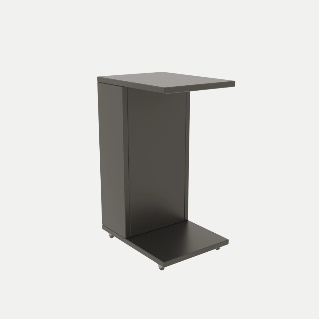 Tavolino in legno "Filinta" - 30 x 40 x 63 cm - Grigio antracite
