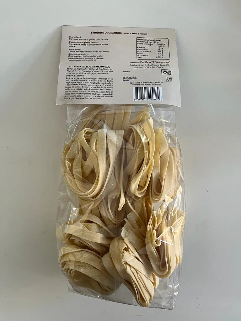 Pasta di semola di grano duro, 6 confezioni da gr 500, Tagliatelle a Nido