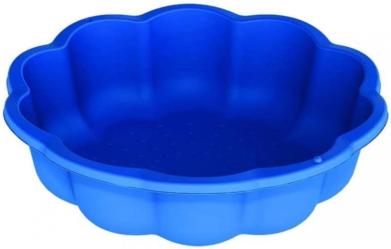 sabbiera per bambini con coperchio grande gatto plastica bambini con coperchio azzurro misure 76 cm di diametro 21 cm al