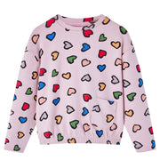 Felpa da Bambina Rosa 116cod mxl 132128