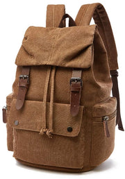 Borsa da Viaggio in Canapa Vintage per Laptop, Grande Capacità, Unisex (Marrone)