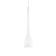 Sospensione Moderna Flut Vetro Bianco 1 Luce E27 Big