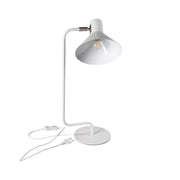 Lampada da tavolo bianca allungata Nedia Kanlux E14 10W