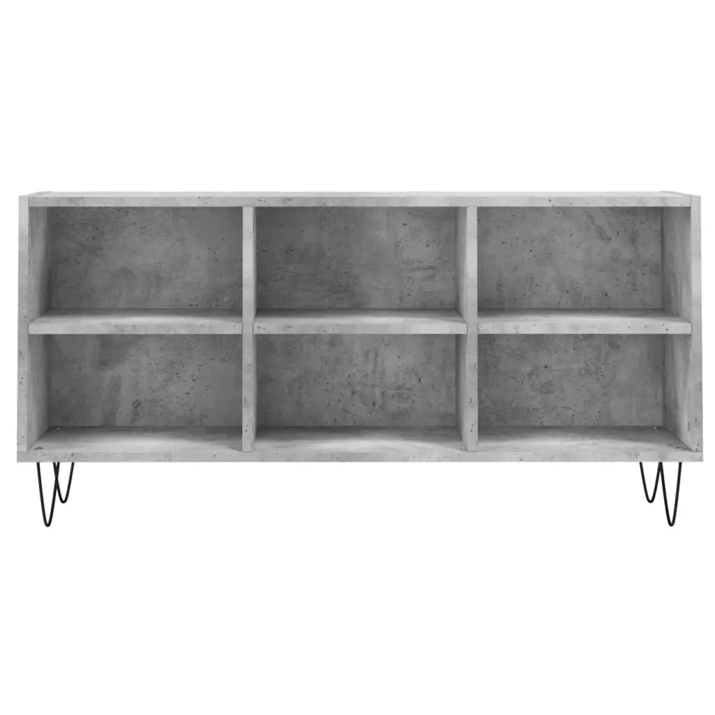 Mobile per TV Grigio Cemento 103,5x30x50 cm Legno Multistrato 826992