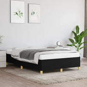 Giroletto senza Materasso-Struttura Letto Nero 120x200 cm Tessuto 701123
