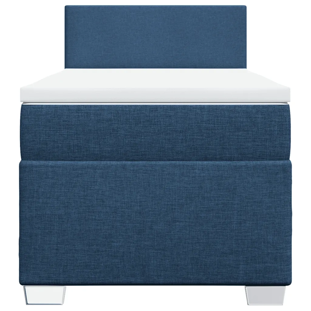 Giroletto a Molle con Materasso Blu 90x190 cm in Tessuto 3288042
