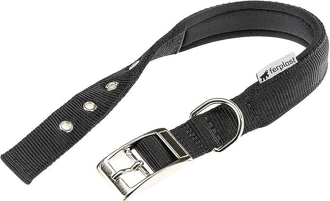 COLLARE PER CANI 'DAYTONA C' mm 25x 45÷53 cm - Col. Nero - FERPLAST
