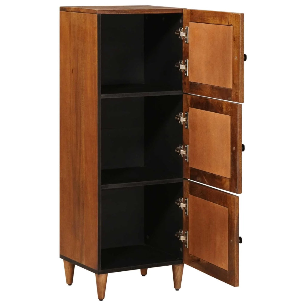 Credenza Noce 40 x 33 x 110 cm Legno di mango massello