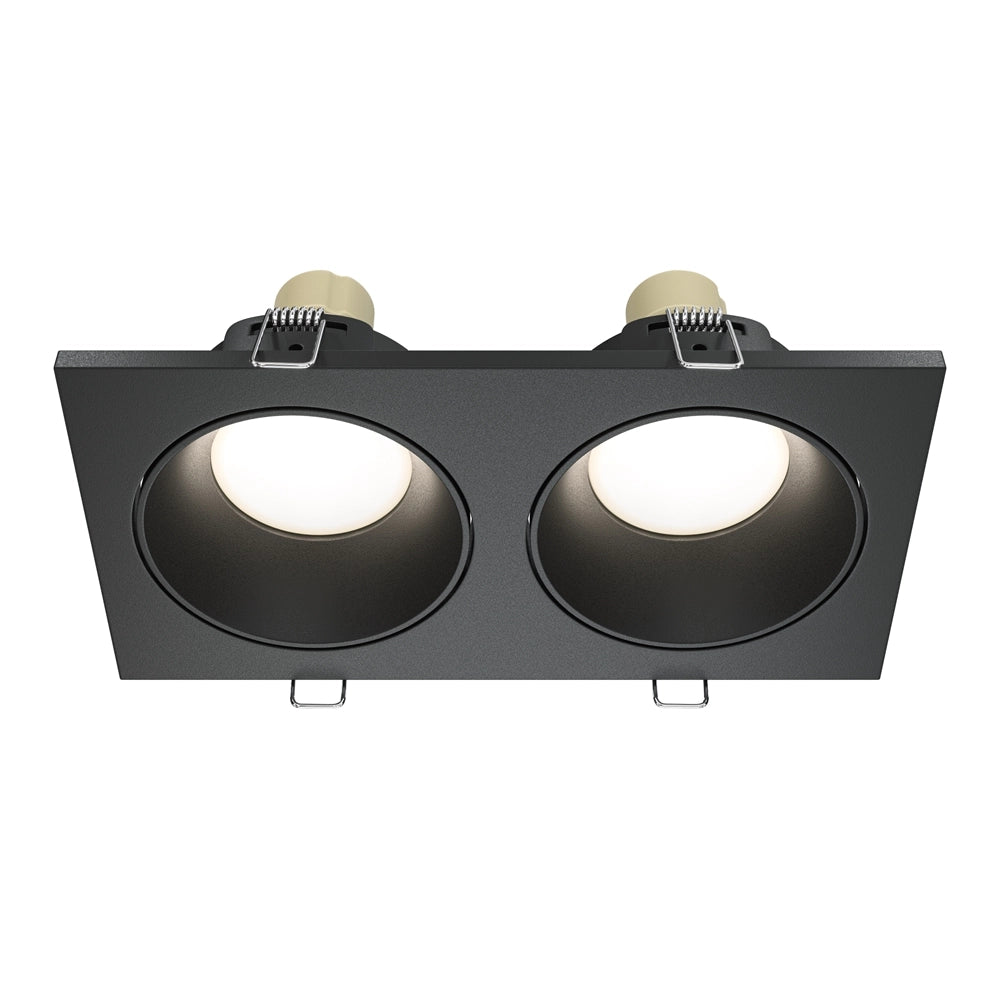 Faretto incasso soffitto Maytoni Zoom 2xGU10 IP65 nero
