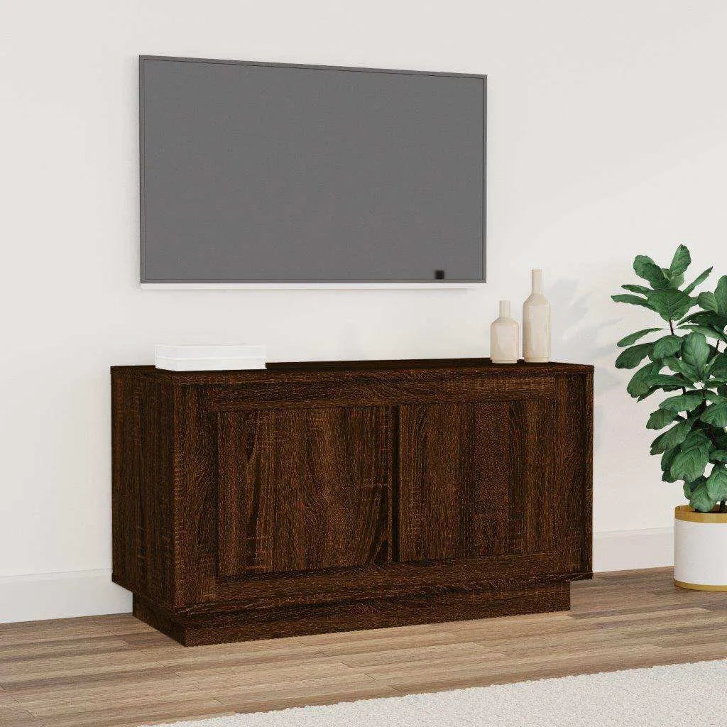 Mobile TV | Armadietto TV | Mobile Porta TV Rovere Marrone 80x35x45 cm in Legno Multistrato