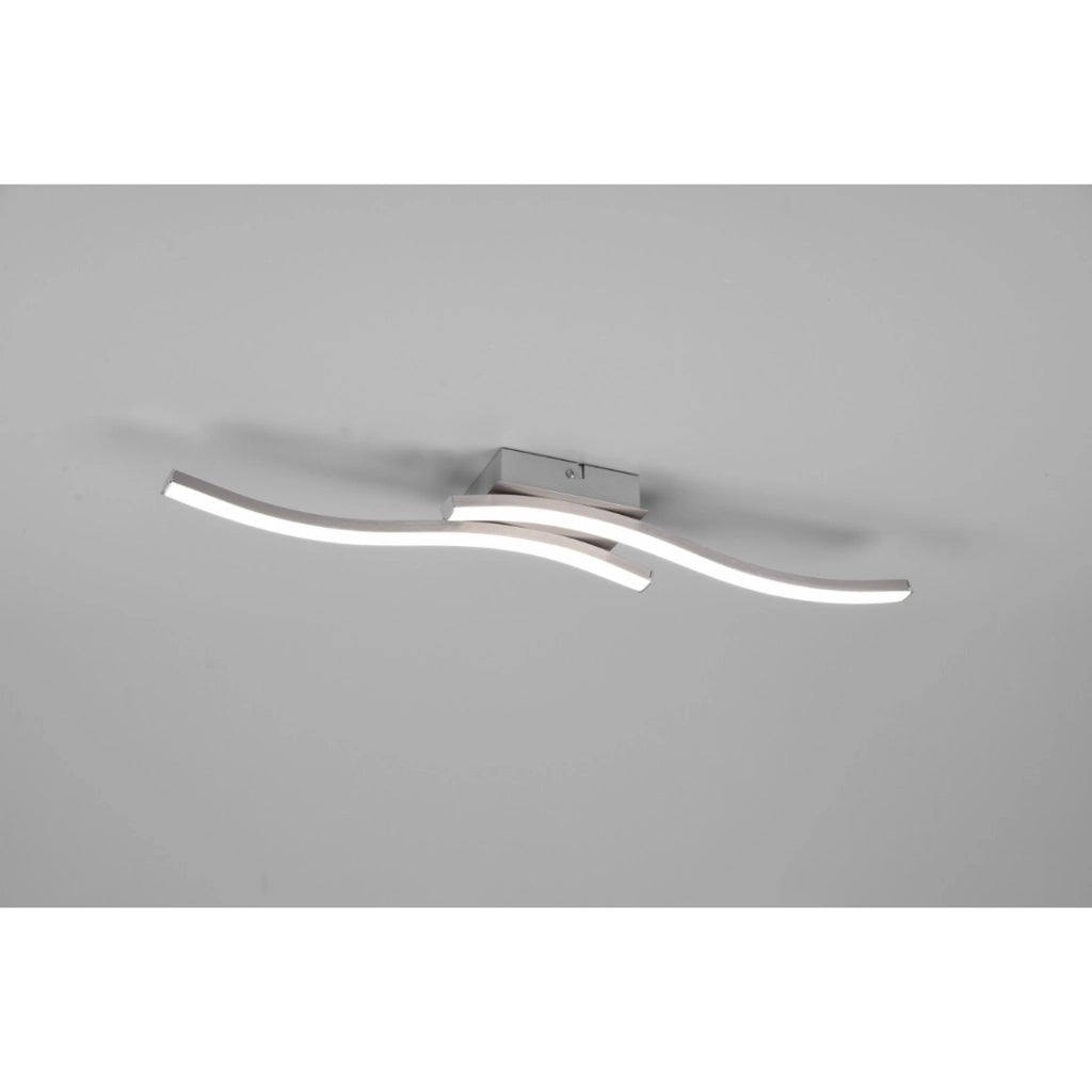 PLAFONIERA LED 2 ROUTE 5W 56X9CM 4000K NICHEL