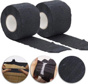 Fascia da collo in carta 2 rotoli Nero Protezione collo Disponibile per adulti e bambini.