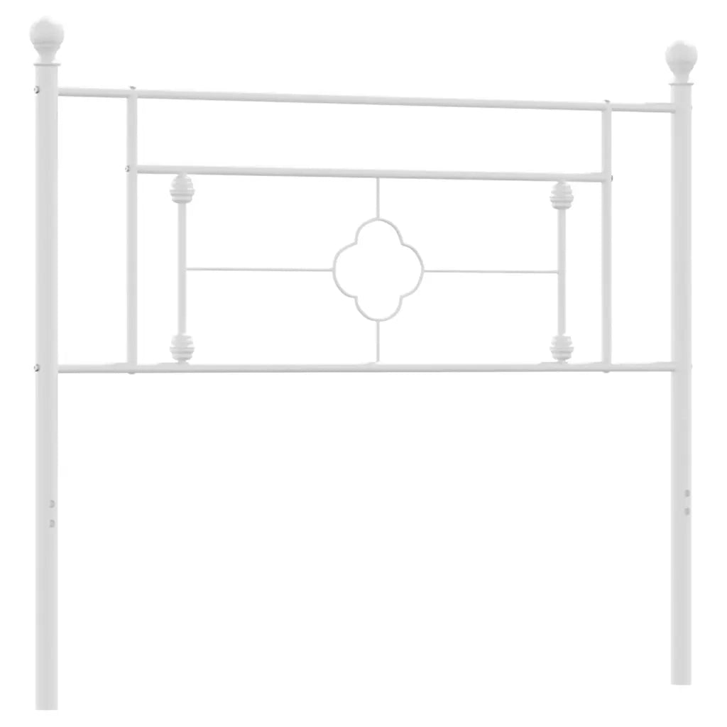 Testiera di Ricambio in Metallo Bianco 107 cm 374418