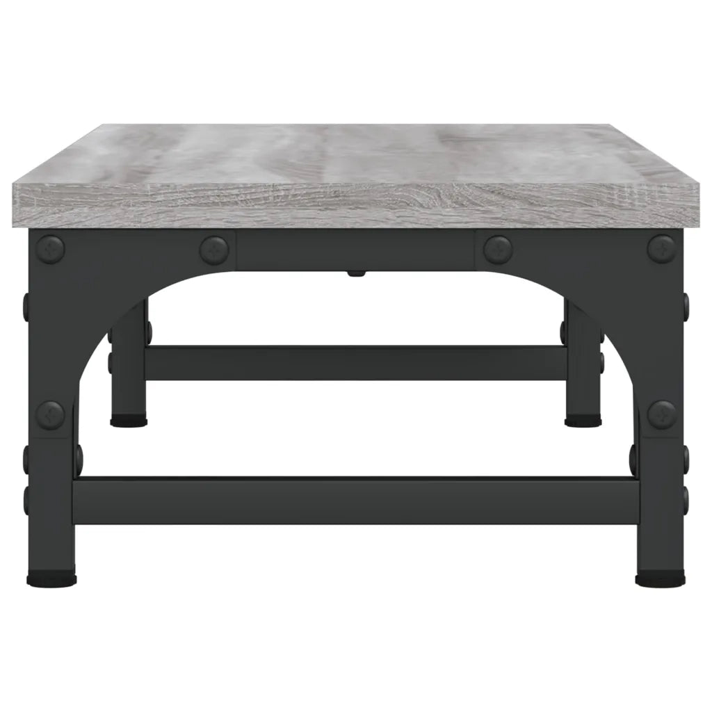 Supporto per Monitor Grigio Sonoma 55x23x14cm Legno Multistrato 834003