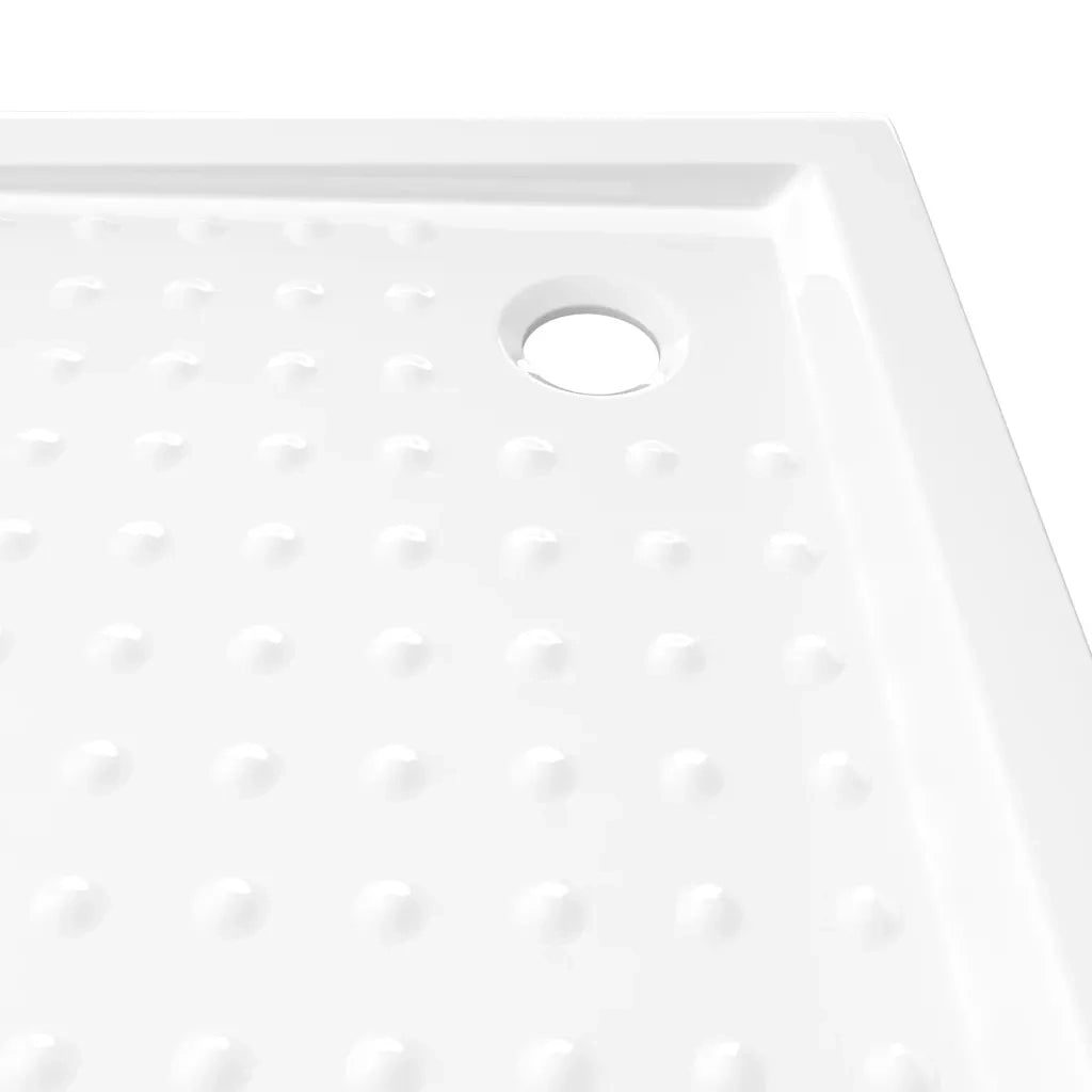 Piatto Doccia con Superficie Puntinata Bianco 80x80x4 cm in ABS 148900
