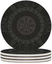 Onderzetters Ronde Keramici in Vetro con Base in Coccio con Set di 4 Onderzetters Decorativi per Vasi, Vasi da Tè e Candelabri 10cm Bianchi 6ST