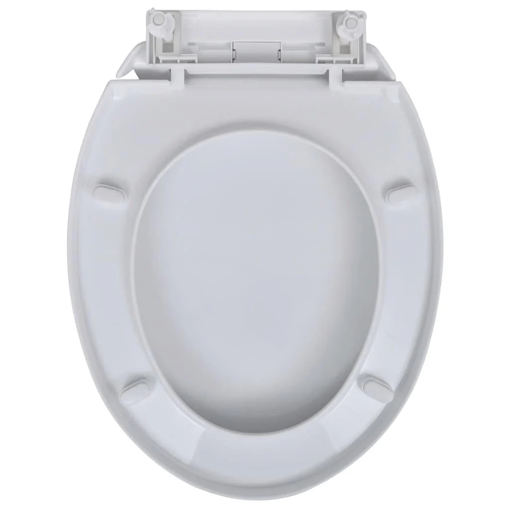 Set di due sedili per WC con meccanismo di chiusura ammortizzata plastica bianca 02_0002955