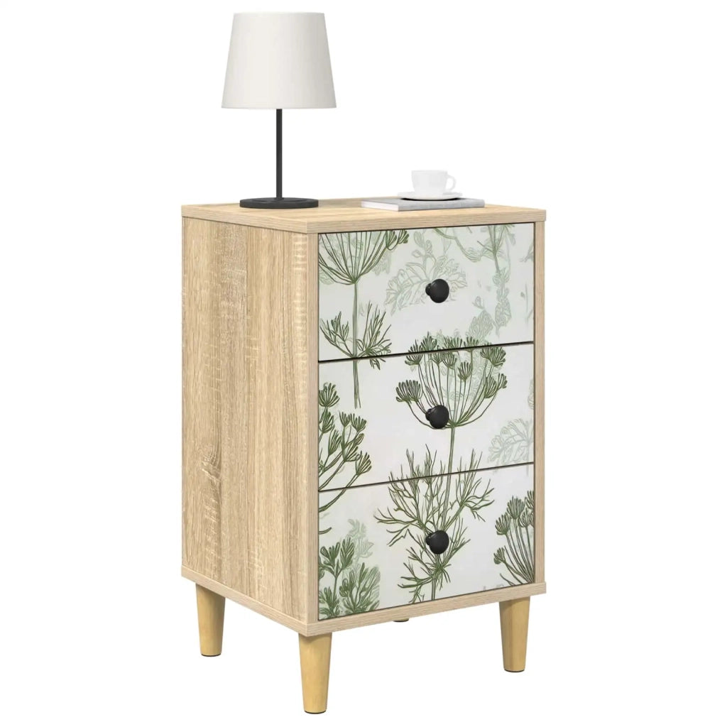 Armadio da Notte GOTHA Rovere Sonoma 36 x 33 x 60 cm 8007307