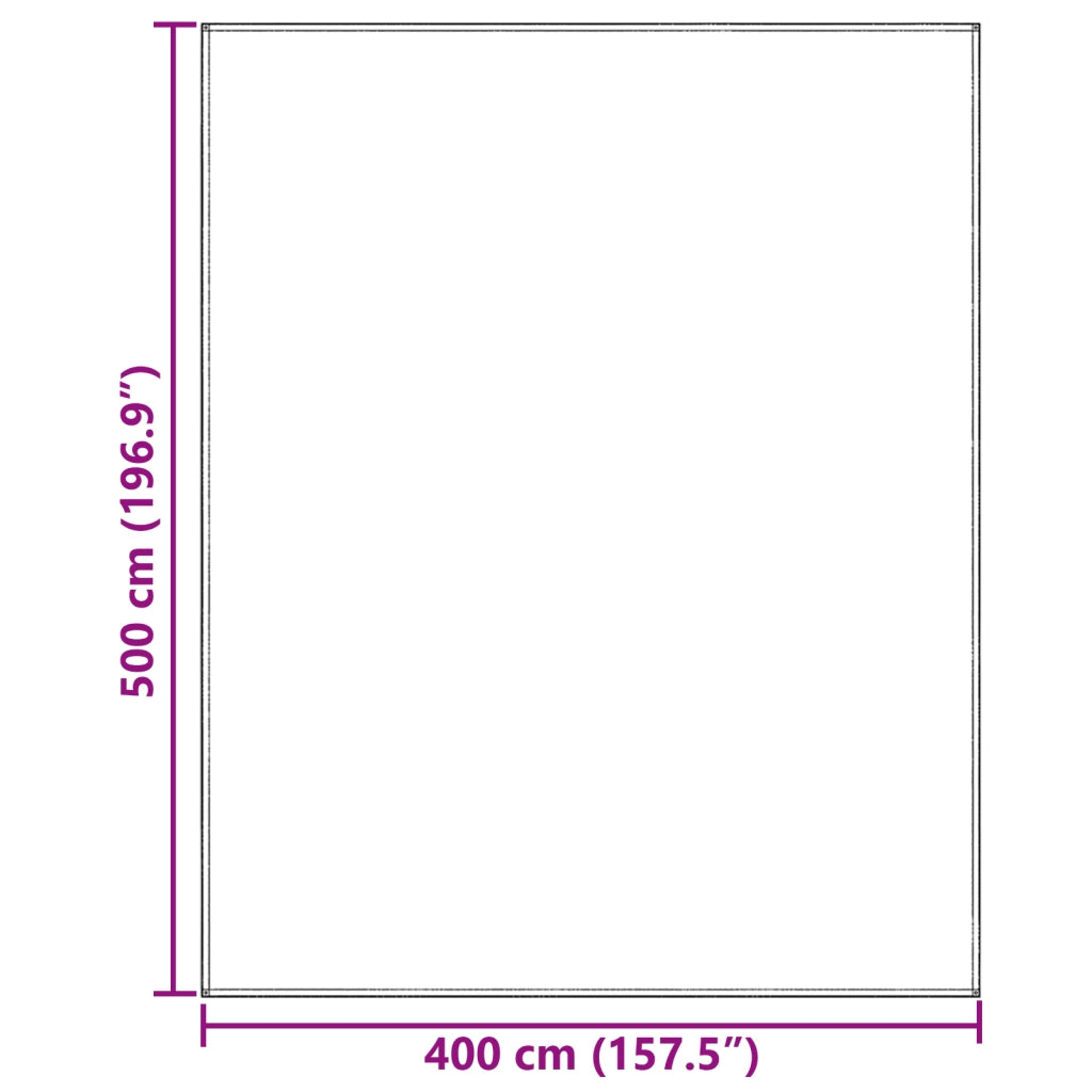 Accessorio per Tenda Blu-grigio Polietilene 400 x 500 cm