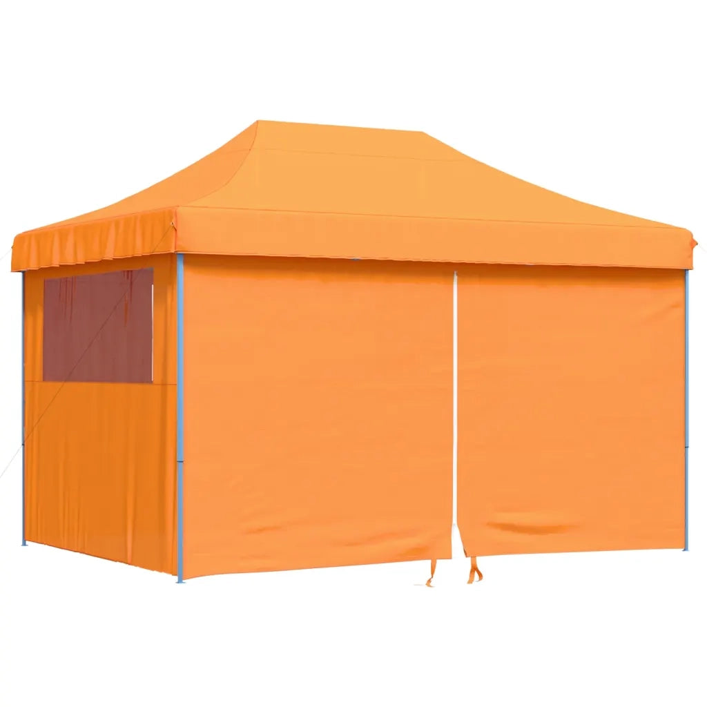 Tendone per Feste Pieghevole Pop-Up con 4 Pareti Arancione 4005025