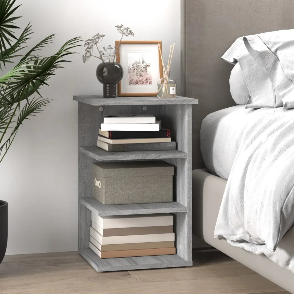 Mobiletto Laterale Grigio Sonoma 35x35x55 cm Legno Multistrato CFW1683192