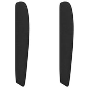 Orecchia della Testata Nero 80 x 23 x 6 cm Tessuto CFW3731102