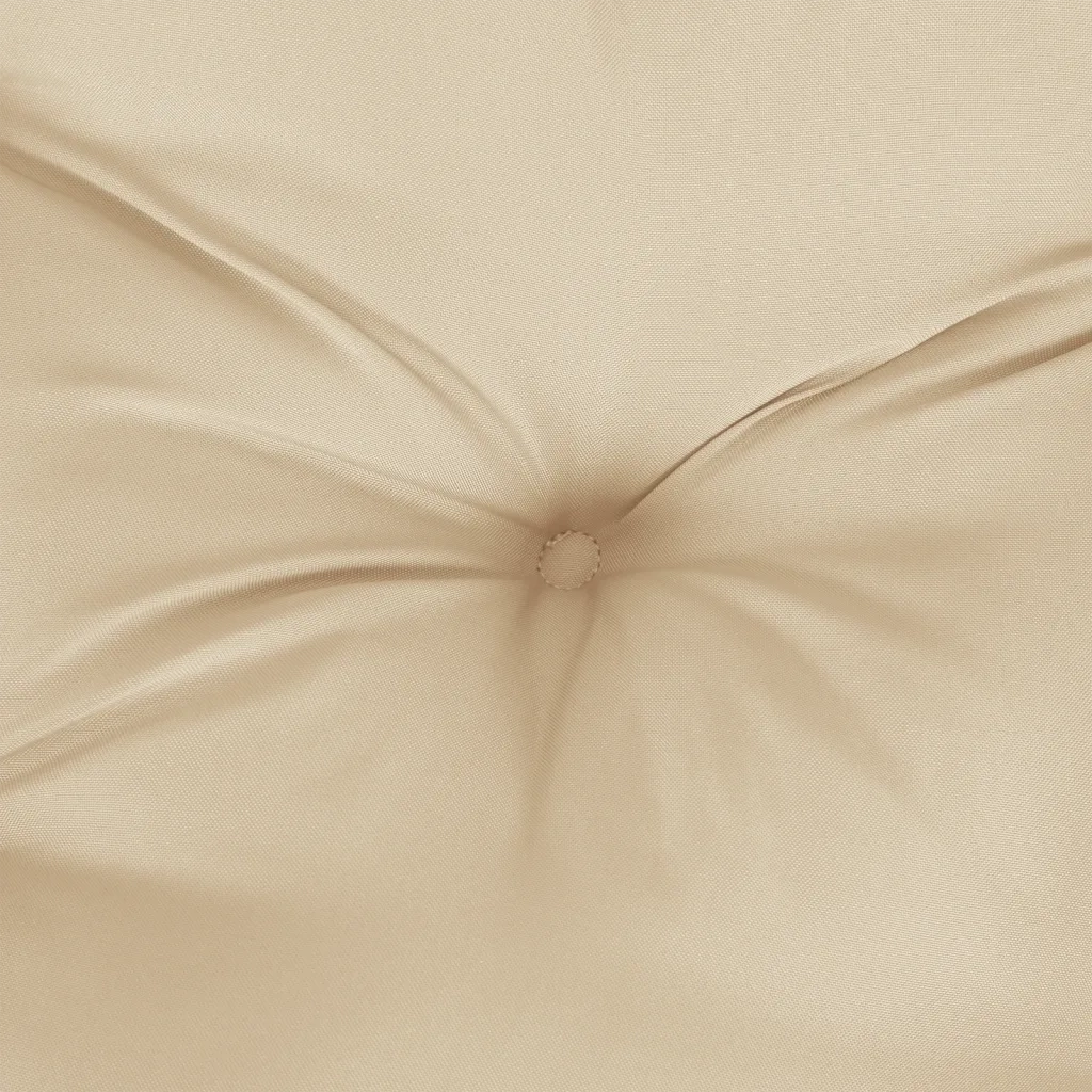 Cuscini per Sedia 4 pz Beige 40x40x7 cm in Tessuto Oxford 361460