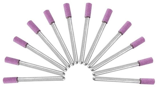 Kit di Sfregio con Mandrino Montato per Sfregiare Punti 50 Stck/Insacco 4 mm Ruota Abrasiva Sfregio Sfregio Kit