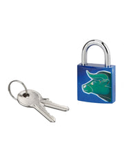 Lucchetto segno zodiacale Toro, acciaio, interno, arco in acciaio, 30 mm, 3 chiavi – THIRARD