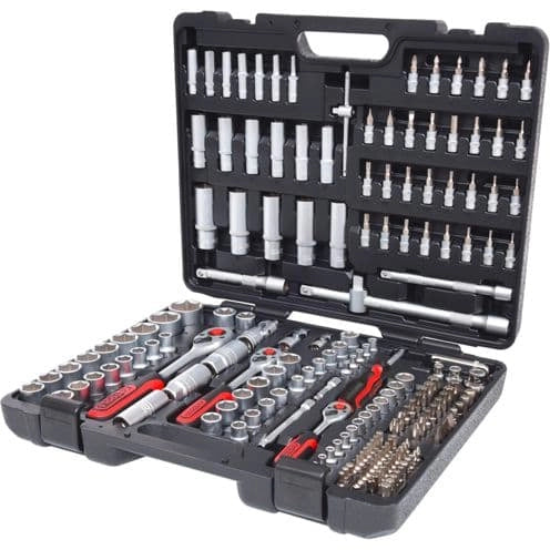 KS Tools 1/4 +3/8 +1/2  serie di chiavi a bussola 195pz. 917.0795