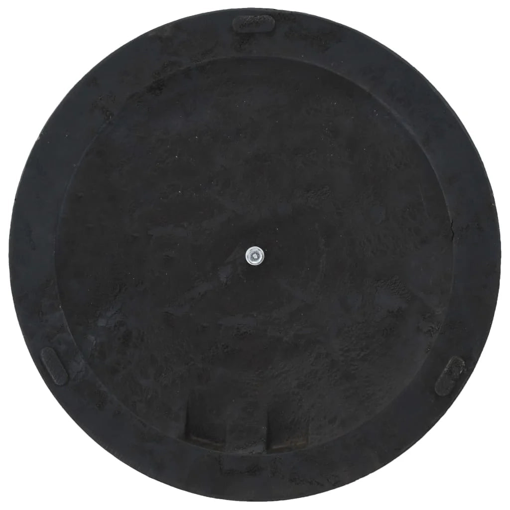 Base per ombrellone rotonda Base in poliresina 19 kg nero 2202095