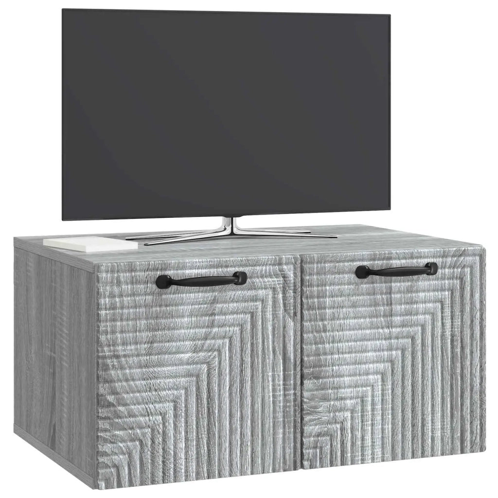 Mobile Porta TV da Muro-Credenza per TV sospesa Grigio Sonoma 59,5 x 41 x 30 cm 707874