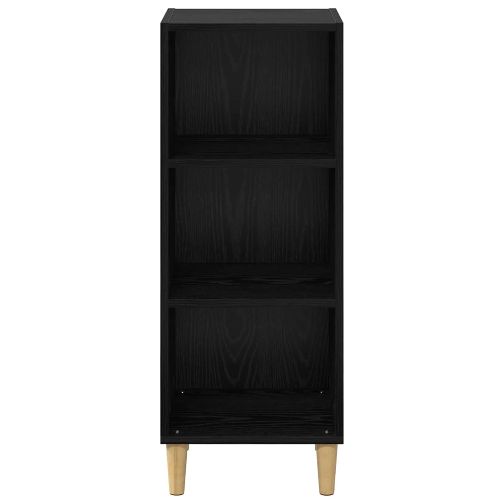 Credenza Rovere Nero 34,5 x 32,5 x 90 cm Legno multistrato