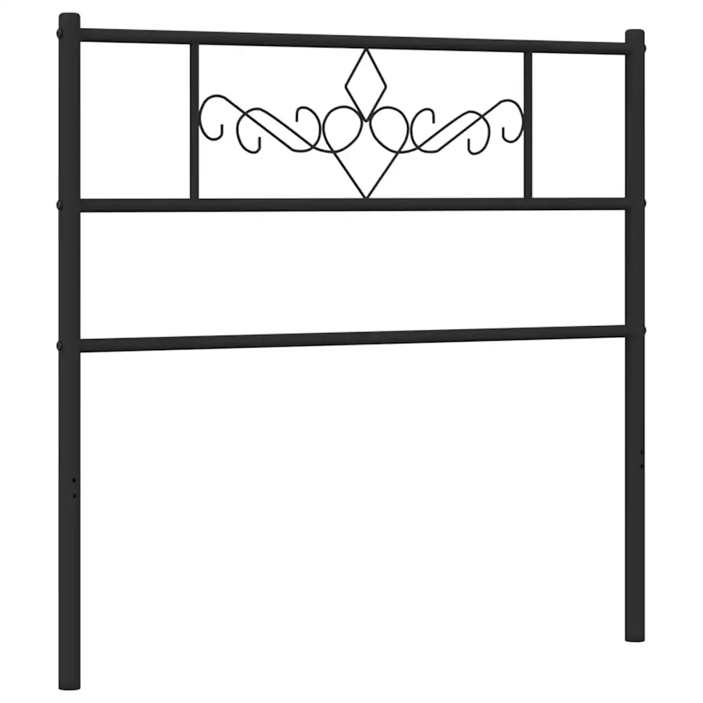 Testiera di Ricambio in Metallo Nero 107 cm 355297