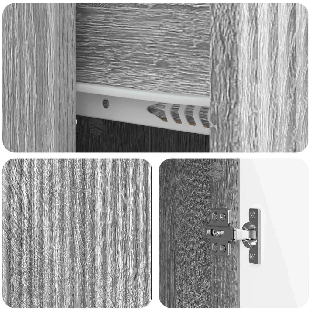 Credenza Grigio Sonoma 66 x 34,5 x 90 cm Legno ingegnerizzato