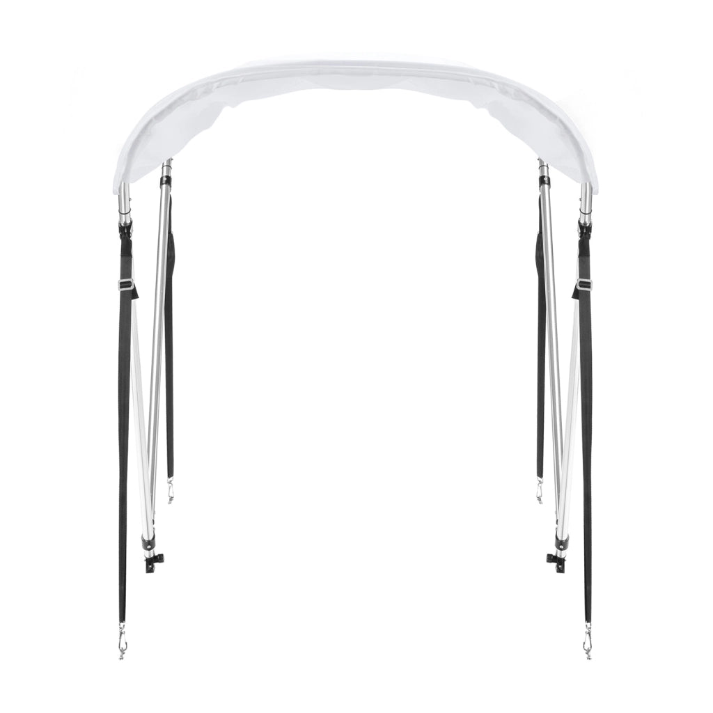 Tendalino Coprisole 130-150Cm Con Struttura Cromo Lucido Per Barche In Vetroresina