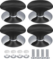 Pompa di copertura - Universale - 4 pezzi - per sostituire il pomolo di copertura di pentole e padelle - Maniglione di copertura - Accessori da cucina - Maniglie di riserva