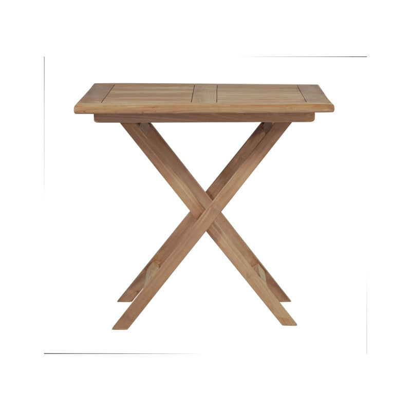 Tavolo Vulcano quadrato MOIA in legno teak - 80 cm