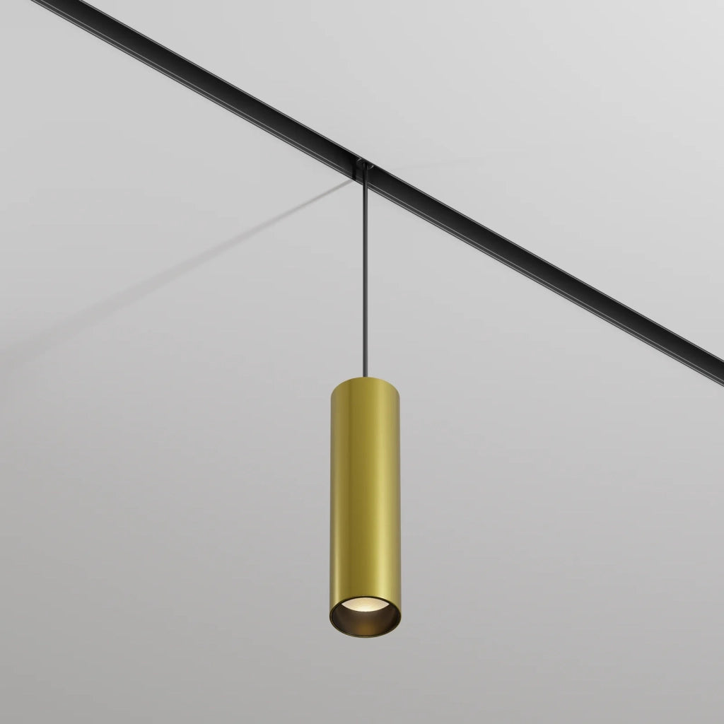 Maytoni Lampada da binario sospensione Exility Focus LED 1 luce LED integrato nero alluminio