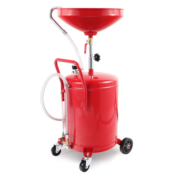 Recuperatore olio esausto 80 litri altezza regolabile 122-168cm Raccoglitore olio esausto