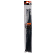 Trade Shop - Set 20 Pz Fascette Cavi Cavo Nero Stringenti In Plastica Nylon 4.8x450 Mm 92386 -