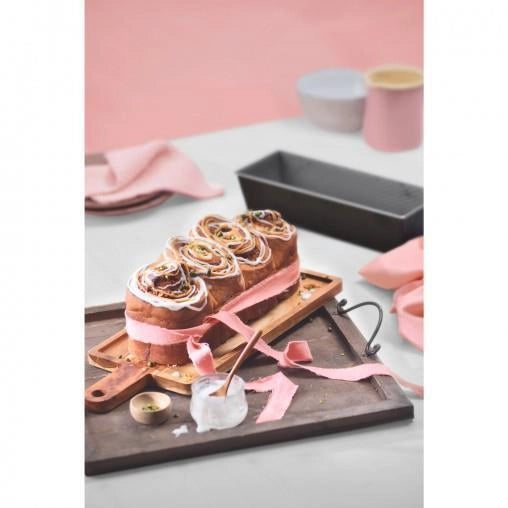 Kaiser 2300659688 Inspiration Stampo Plumcake Rettangolare Antiaderente Ceramico 30 cm 2,1 L colore Nero