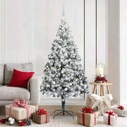 Albero di Natale artificiale con 300 LED Bianco 180 cm 3396965