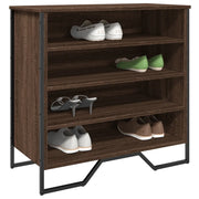 vidaXL Scarpiera Rovere Marrone 80x38x78 cm in Truciolato
